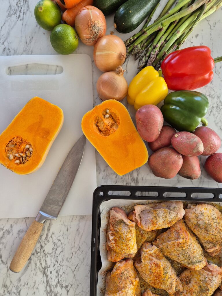 Preparação de alimentos para ajudar na organização da alimentação